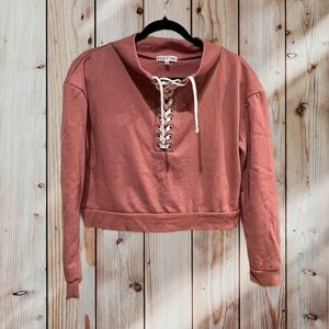 Fitz + Eddi cropped sweater. Size S